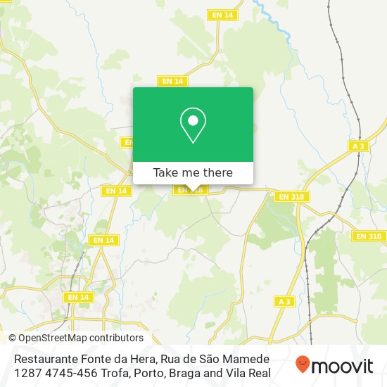 Restaurante Fonte da Hera, Rua de São Mamede 1287 4745-456 Trofa map