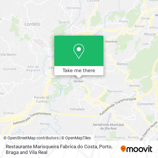 Restaurante Marisqueira Fabrica do Costa map