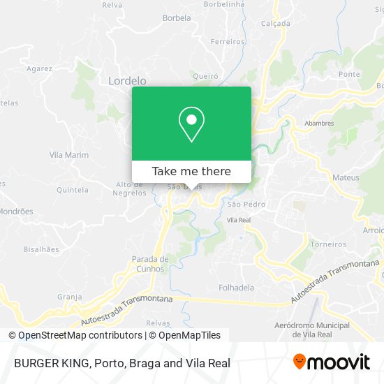 BURGER KING map