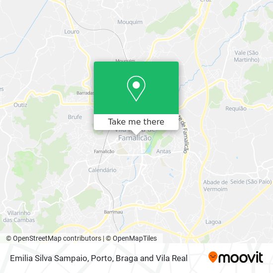 Emilia Silva Sampaio map