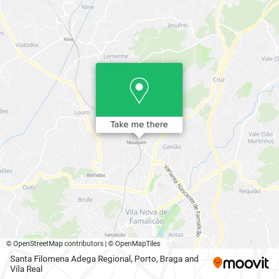 Santa Filomena Adega Regional map