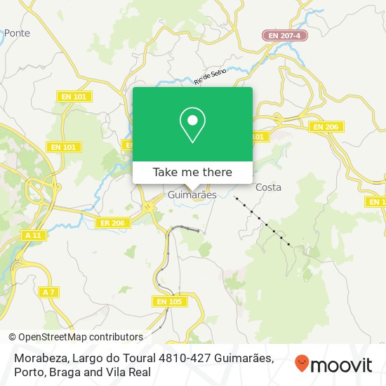 Morabeza, Largo do Toural 4810-427 Guimarães map
