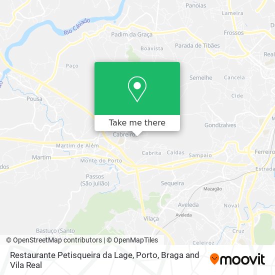 Restaurante Petisqueira da Lage map