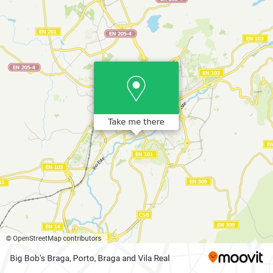 Big Bob's Braga map