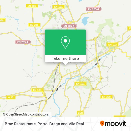 Brac Restaurante map