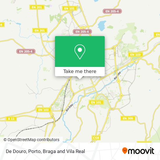 De Douro map