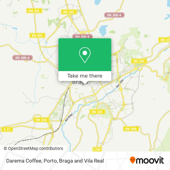 Darema Coffee mapa