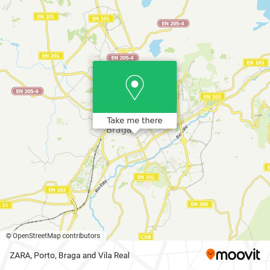 ZARA mapa