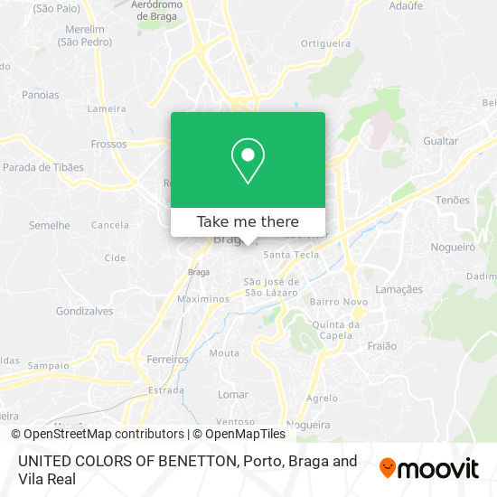 UNITED COLORS OF BENETTON mapa