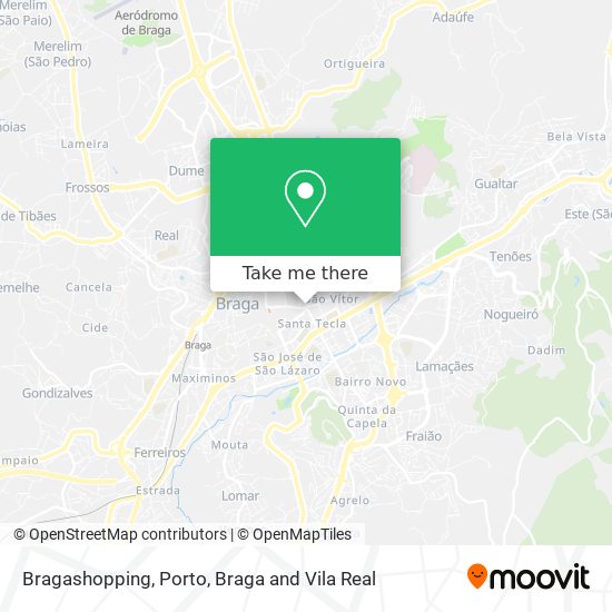 Bragashopping map
