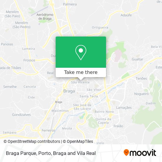 Braga Parque map