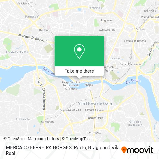 MERCADO FERREIRA BORGES map
