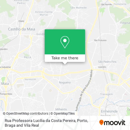 Rua Professora Lucília da Costa Pereira map