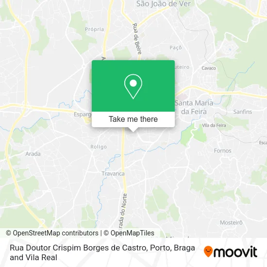 Rua Doutor Crispim Borges de Castro map