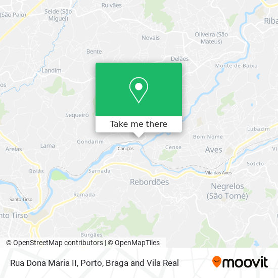 Rua Dona Maria II map
