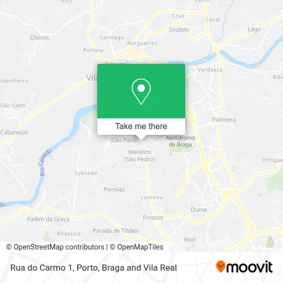 Rua do Carmo 1 map