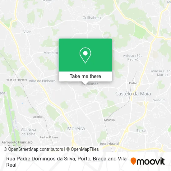 Rua Padre Domingos da Silva map