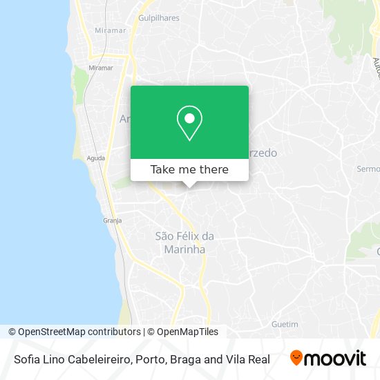 Sofia Lino Cabeleireiro mapa