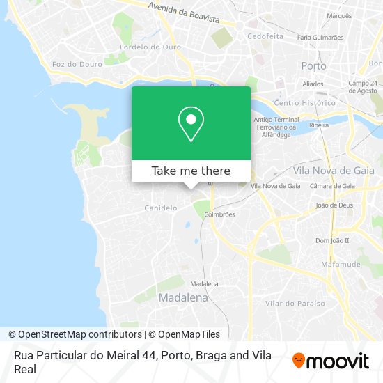 Rua Particular do Meiral 44 mapa