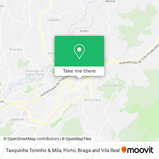 Tasquinha Toninho & Mila mapa