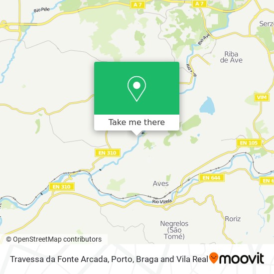 Travessa da Fonte Arcada map