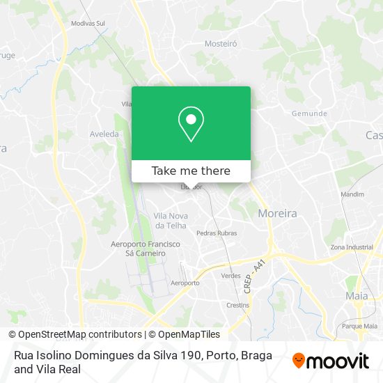 Rua Isolino Domingues da Silva 190 map