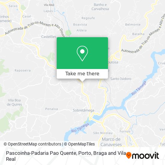 Pascoinha-Padaria Pao Quente map