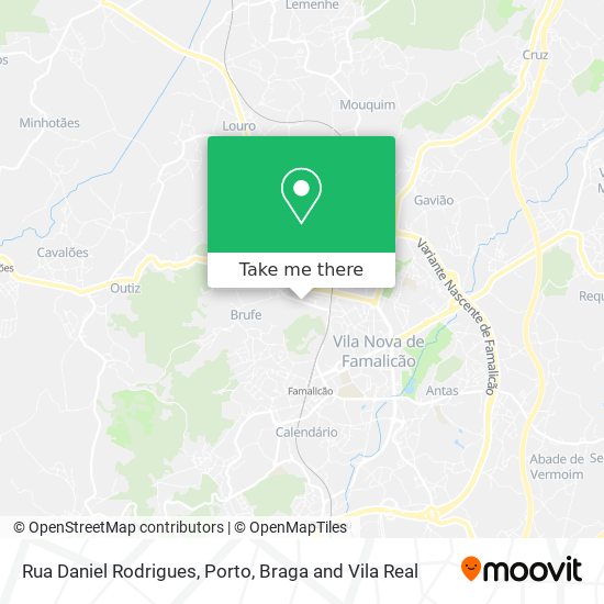 Rua Daniel Rodrigues map