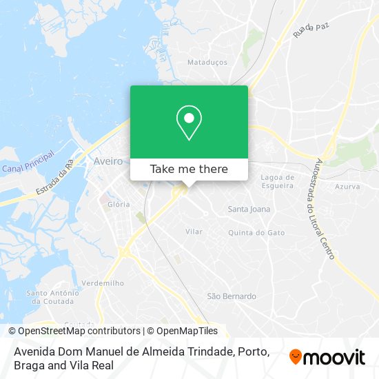 Avenida Dom Manuel de Almeida Trindade mapa