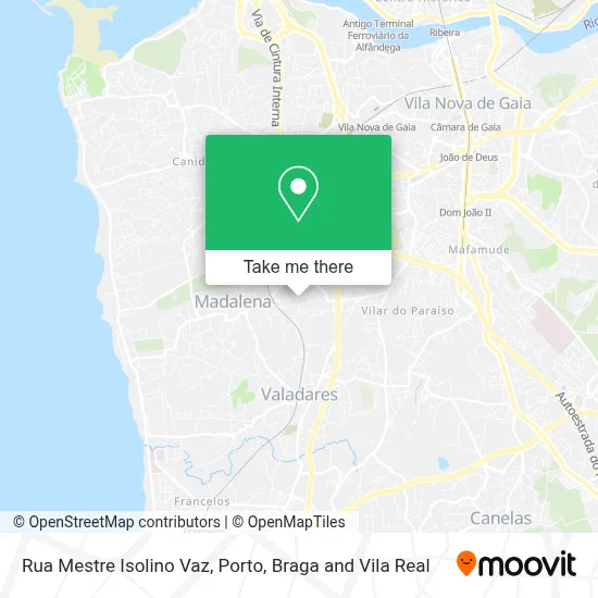 Rua Mestre Isolino Vaz map