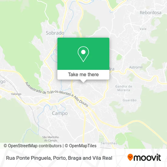 Rua Ponte Pinguela map