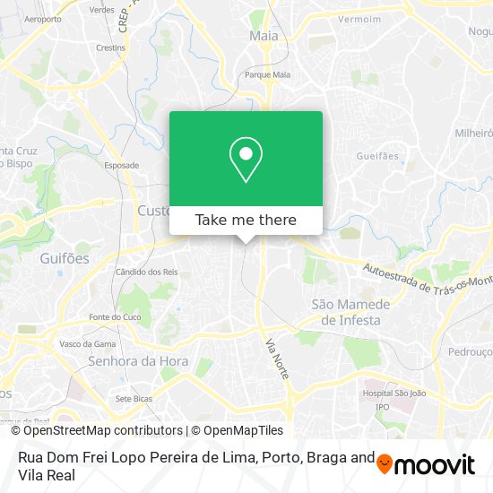 Rua Dom Frei Lopo Pereira de Lima map