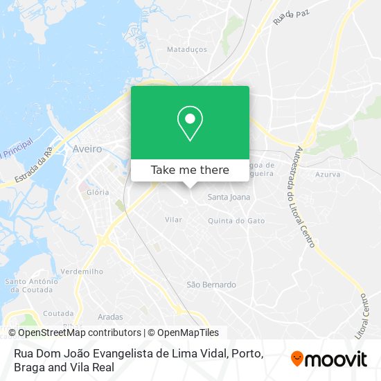 Rua Dom João Evangelista de Lima Vidal map