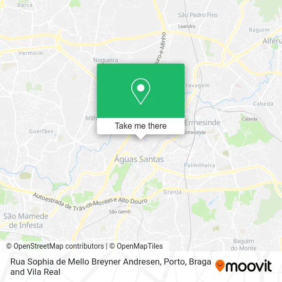 Rua Sophia de Mello Breyner Andresen map