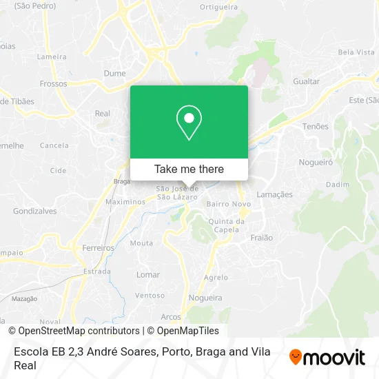 Escola EB 2,3 André Soares map