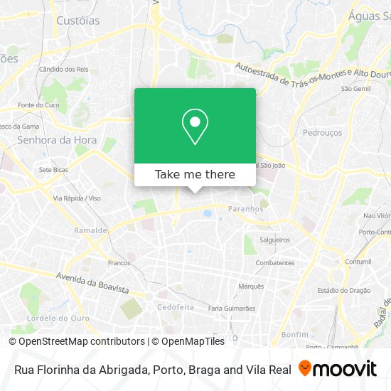 Rua Florinha da Abrigada map