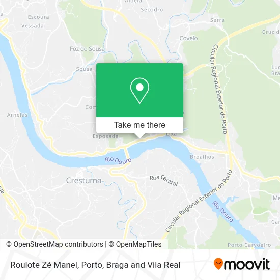 Roulote Zé Manel map