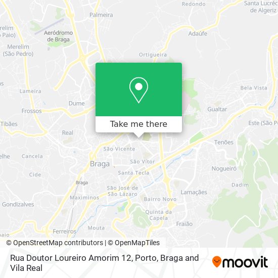 Rua Doutor Loureiro Amorim 12 map