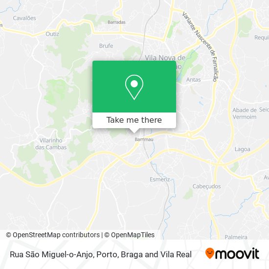 Rua São Miguel-o-Anjo map