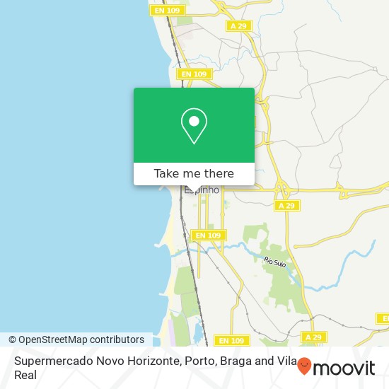 Supermercado Novo Horizonte map