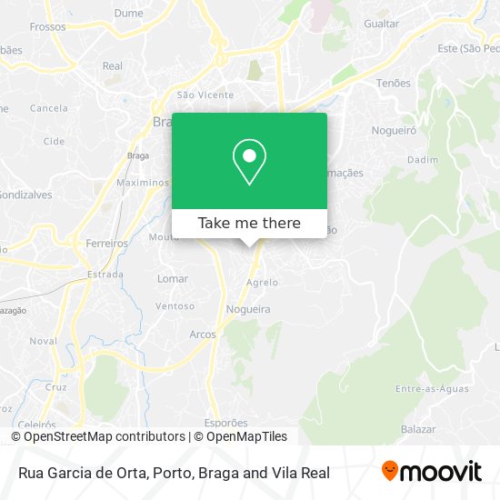 Rua Garcia de Orta map