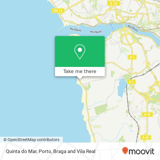 Quinta do Mar map