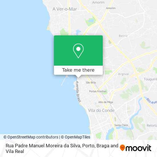 Rua Padre Manuel Moreira da Silva map