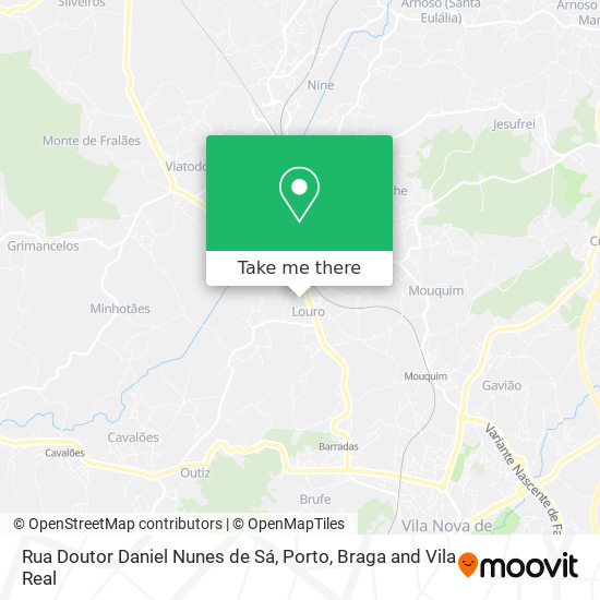 Rua Doutor Daniel Nunes de Sá map