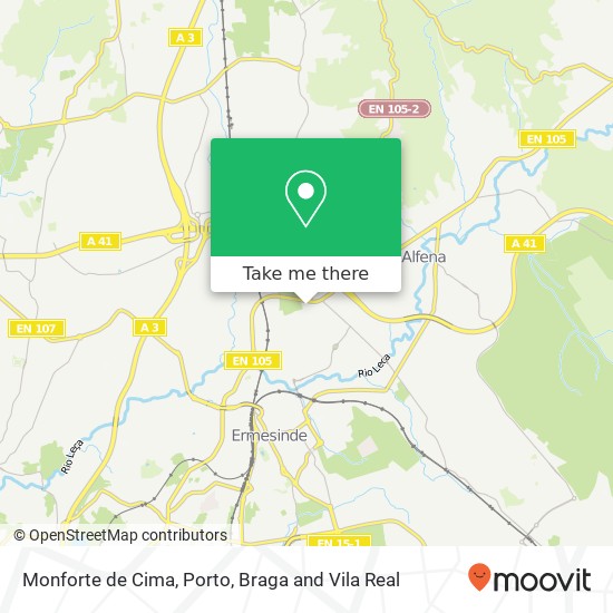 Monforte de Cima map