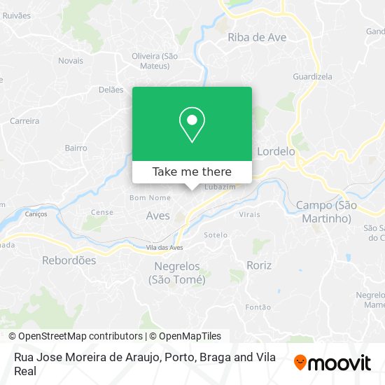Rua Jose Moreira de Araujo map