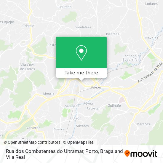 Rua dos Combatentes do Ultramar map