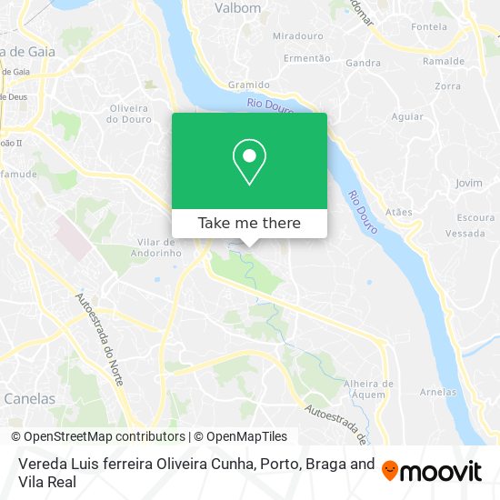 Vereda Luis ferreira Oliveira Cunha map