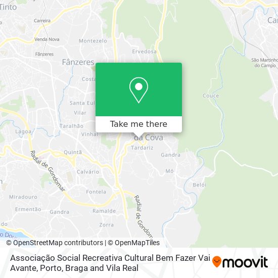 Associação Social Recreativa Cultural Bem Fazer Vai Avante map