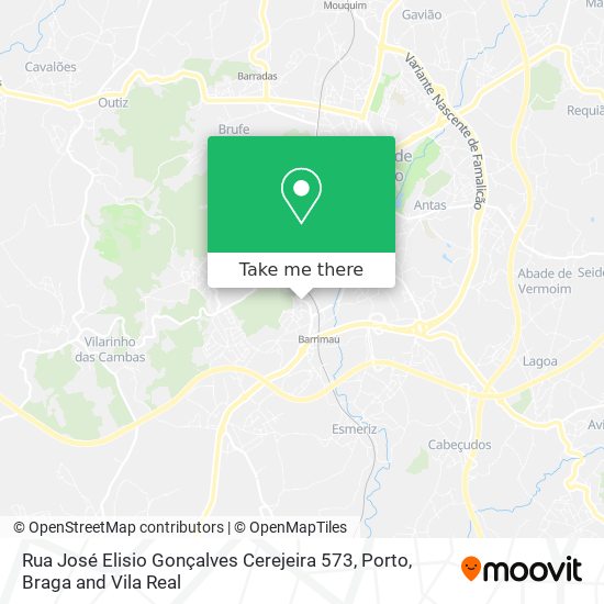 Rua José Elisio Gonçalves Cerejeira 573 map